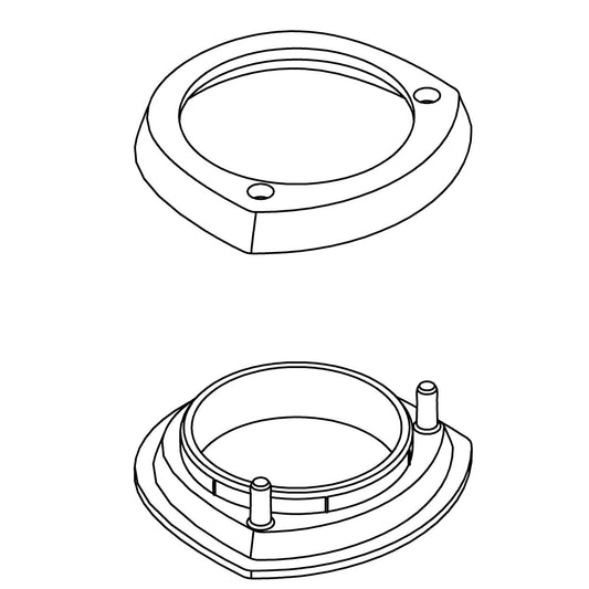 KOHLER K-1442119-CP Spout Base, Single Hole Service