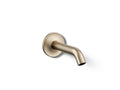 KOHLER K-14426-BV Purist Wall-Mount Bath Spout - Vibrant Brushed Bronze
