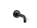 KOHLER K-14427-BL Purist Wall-Mount Bath Spout - Matte Black