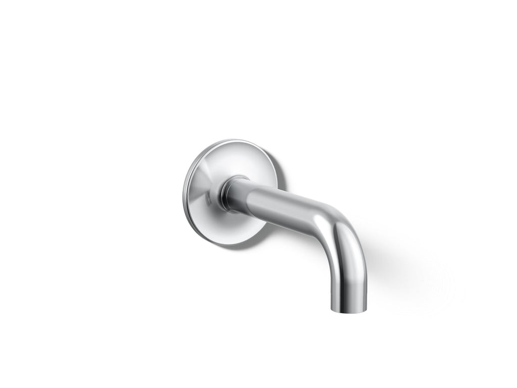 KOHLER K-14427-CP Purist Wall-Mount Bath Spout - Polished Chrome