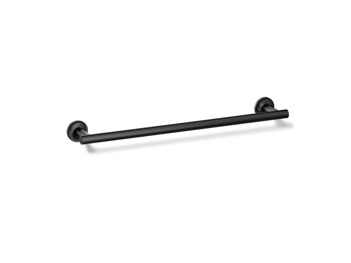 KOHLER K-14435-BL Purist 18" Towel Bar - Matte Black
