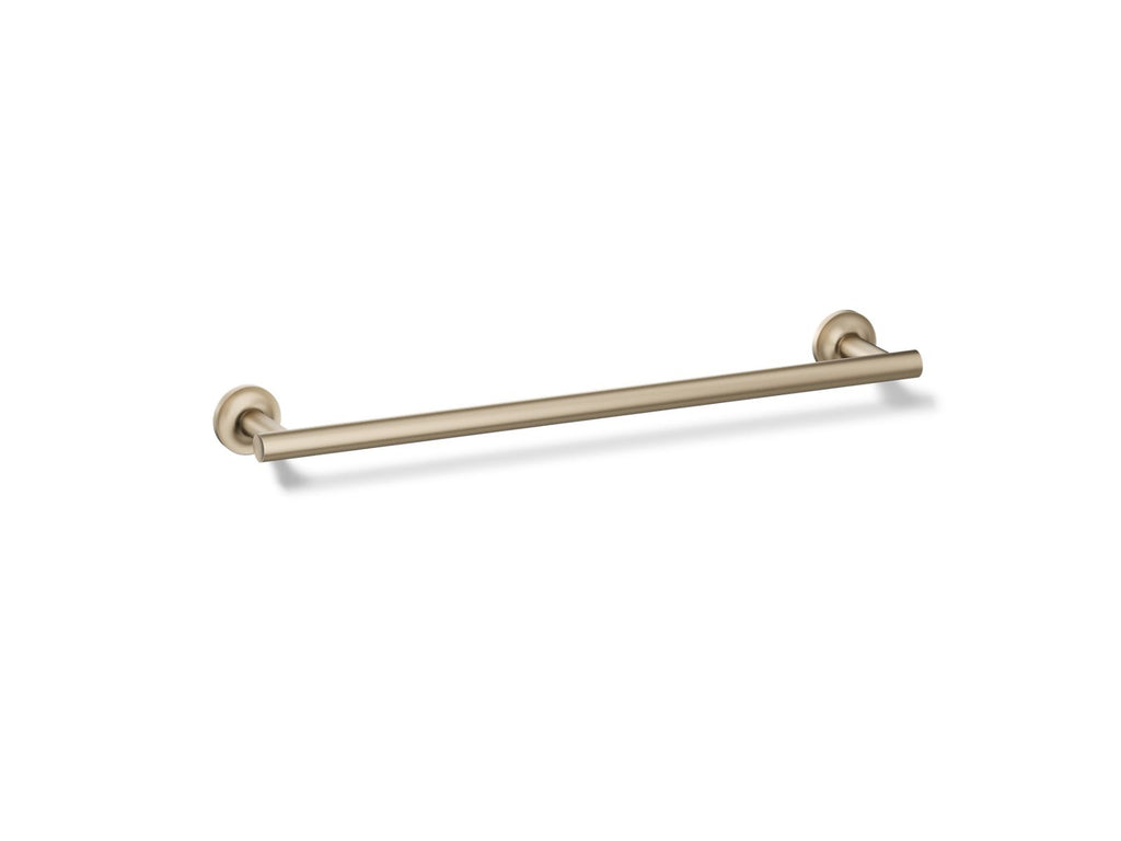 KOHLER K-14435-BV Purist 18" Towel Bar - Vibrant Brushed Bronze