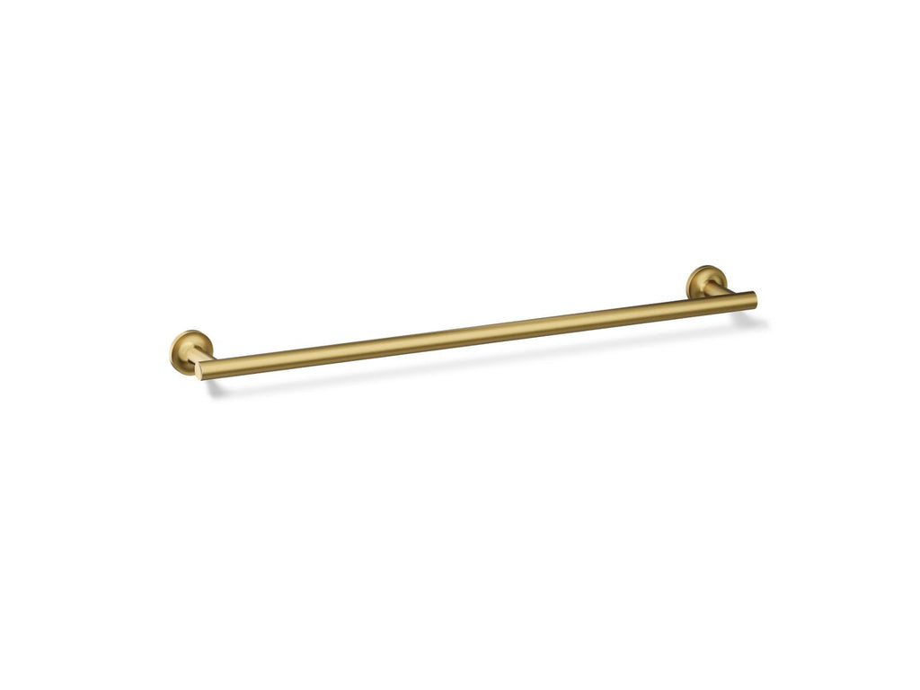 KOHLER K-14436-2MB Purist 24" Towel Bar - Vibrant Brushed Moderne Brass