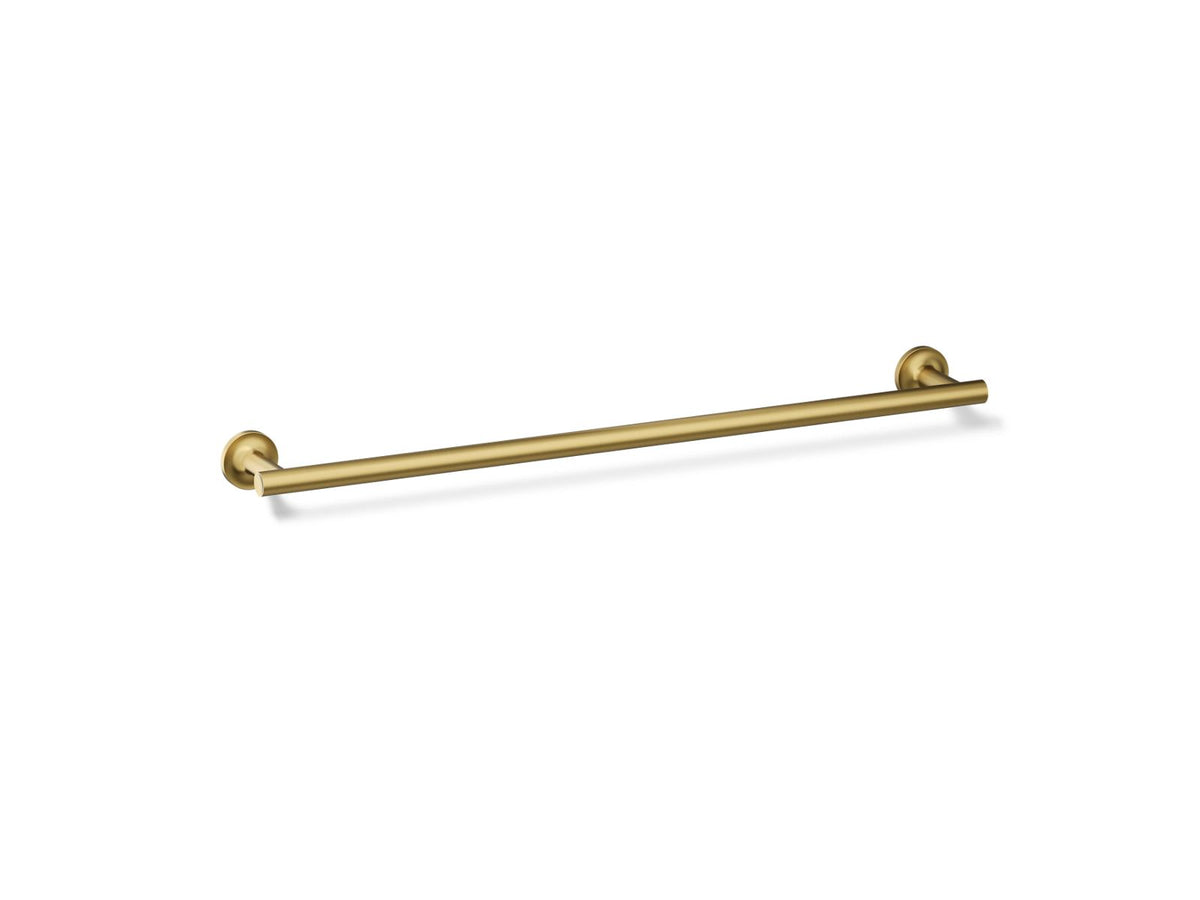 KOHLER K-14436-2MB Purist 24" Towel Bar - Vibrant Brushed Moderne Brass