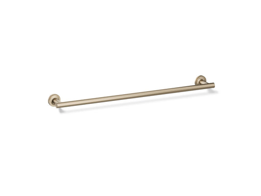 KOHLER K-14436-BV Purist 24" towel bar - Vibrant Brushed Bronze