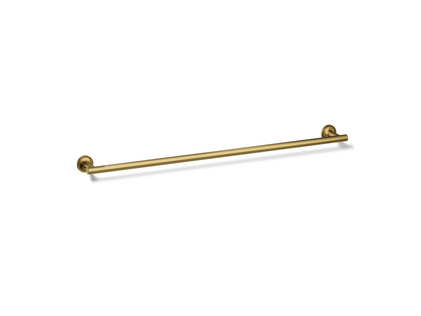 KOHLER K-14437-2MB Purist 30" towel bar - Vibrant Brushed Moderne Brass