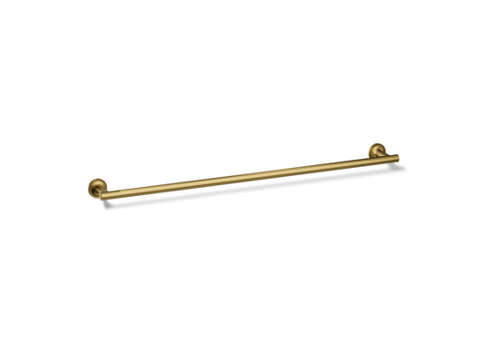 KOHLER K-14437-2MB Purist 30" towel bar - Vibrant Brushed Moderne Brass