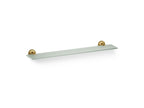 KOHLER K-14440-2MB Purist Glass Shelf - Vibrant Brushed Moderne Brass