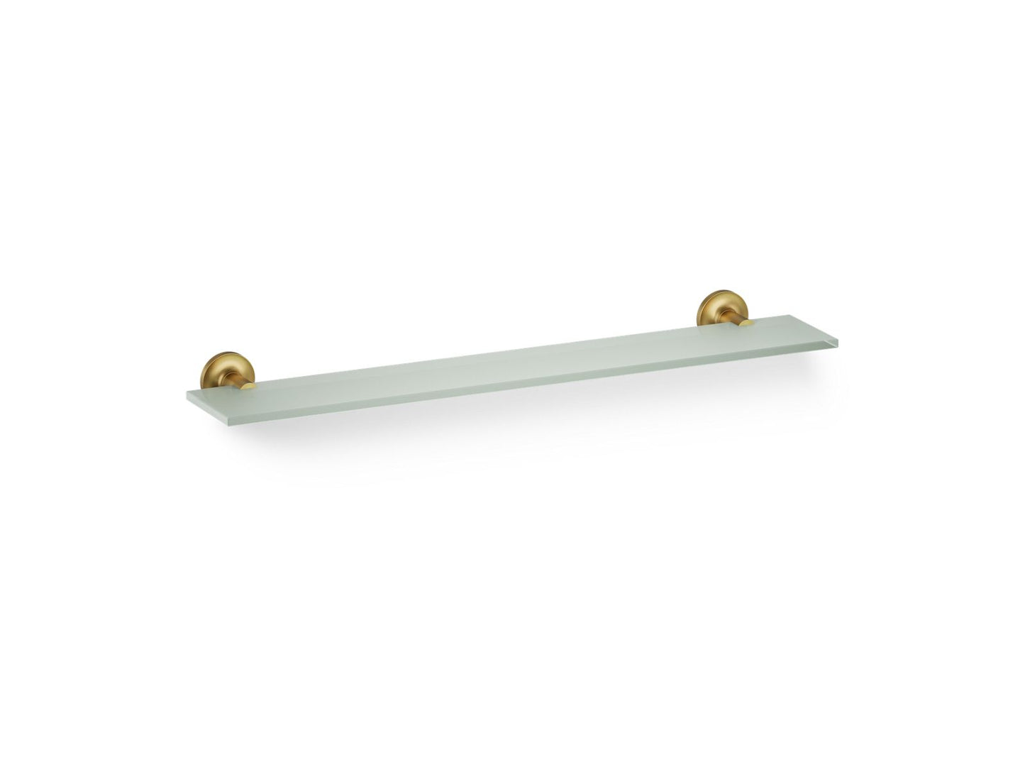 KOHLER K-14440-2MB Purist Glass shelf - Vibrant Brushed Moderne Brass