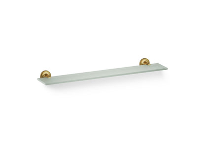 KOHLER K-14440-2MB Purist Glass shelf - Vibrant Brushed Moderne Brass