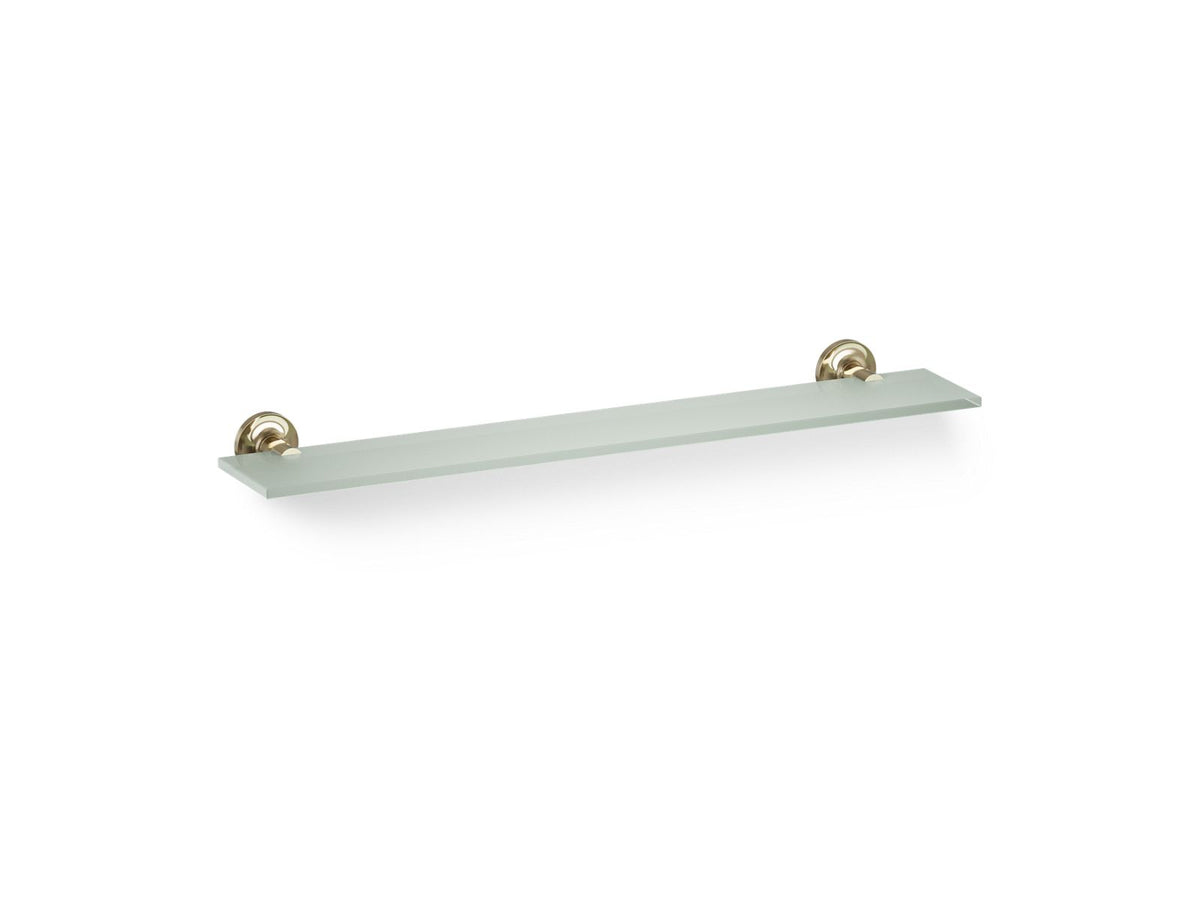 KOHLER K-14440-AF Purist Glass Shelf - Vibrant French Gold