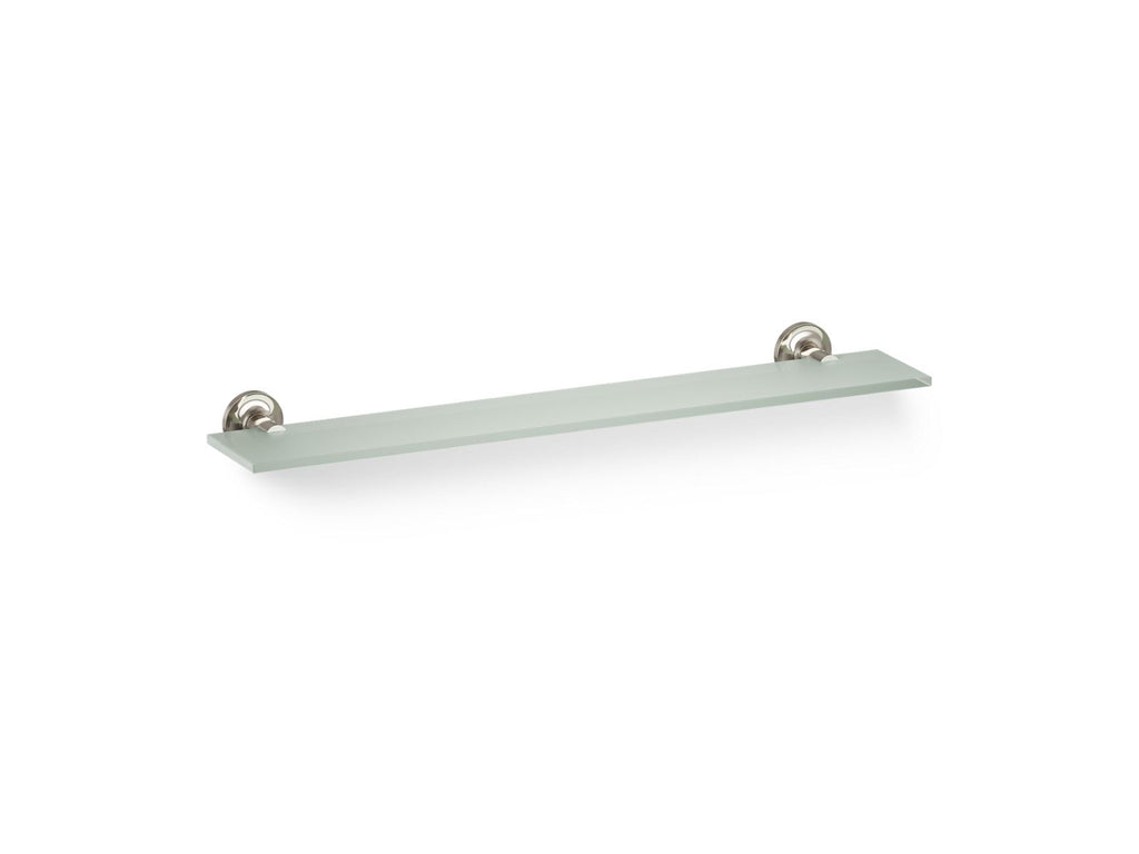 KOHLER K-14440-SN Purist Glass Shelf - Vibrant Polished Nickel