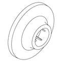 KOHLER Flange - Matte Black, K-1444185-BL