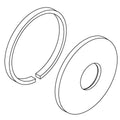 KOHLER Assembly, Escutcheon - Matte Black, K-1444186-BL