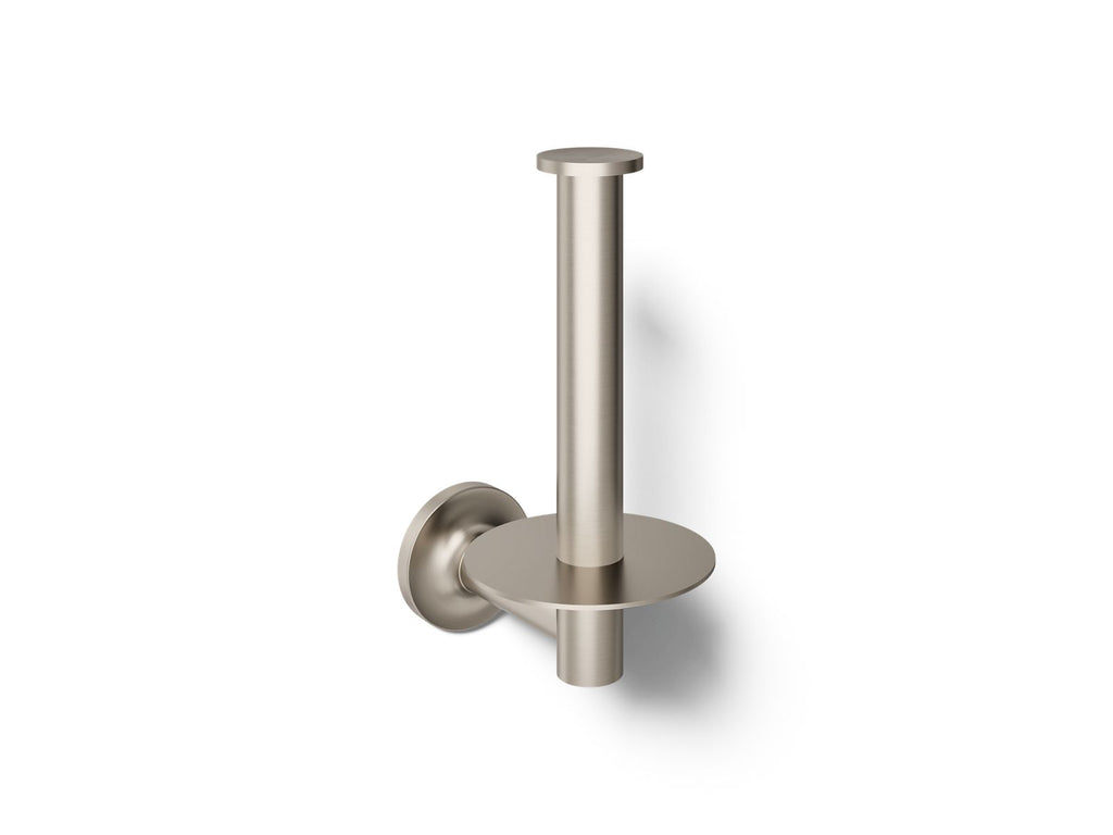 KOHLER K-14444-BN Purist Vertical Toilet Paper Holder - Vibrant Brushed Nickel