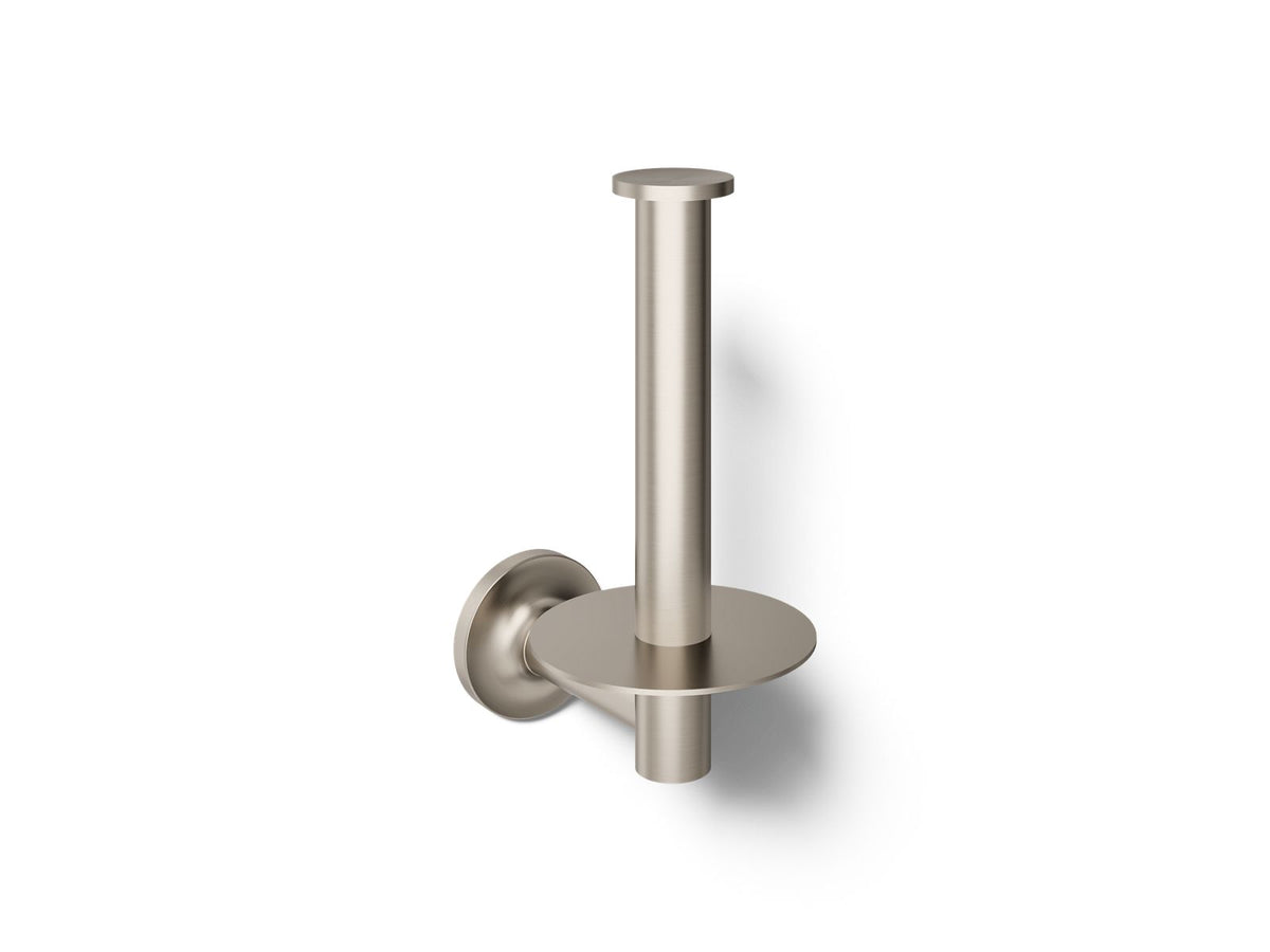 KOHLER K-14444-BN Purist Vertical Toilet Paper Holder - Vibrant Brushed Nickel