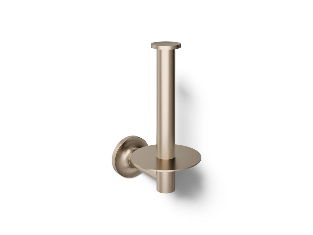 KOHLER K-14444-BV Purist Vertical Toilet Paper Holder - Vibrant Brushed Bronze