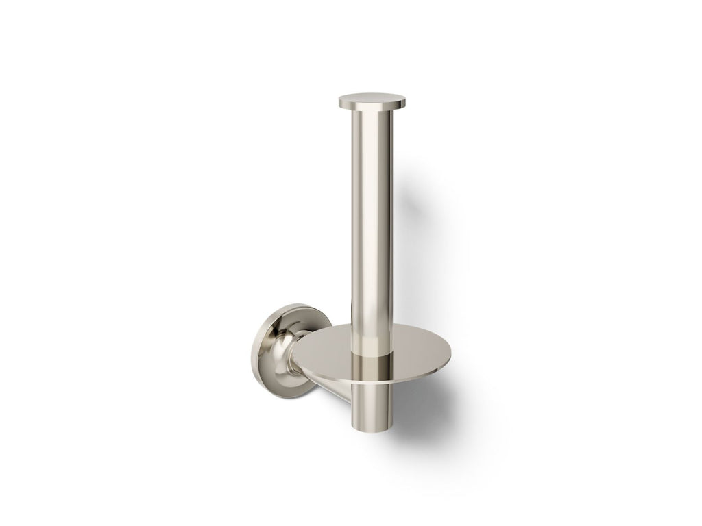 KOHLER K-14444-SN Purist Vertical Toilet Paper Holder - Vibrant Polished Nickel
