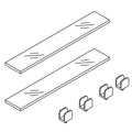 KOHLER Service Kit, 15" Shelf With C Clips, K-1445685