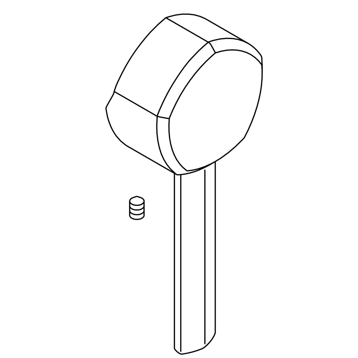 KOHLER Handle Kit - Matte Black, K-1445793-BL