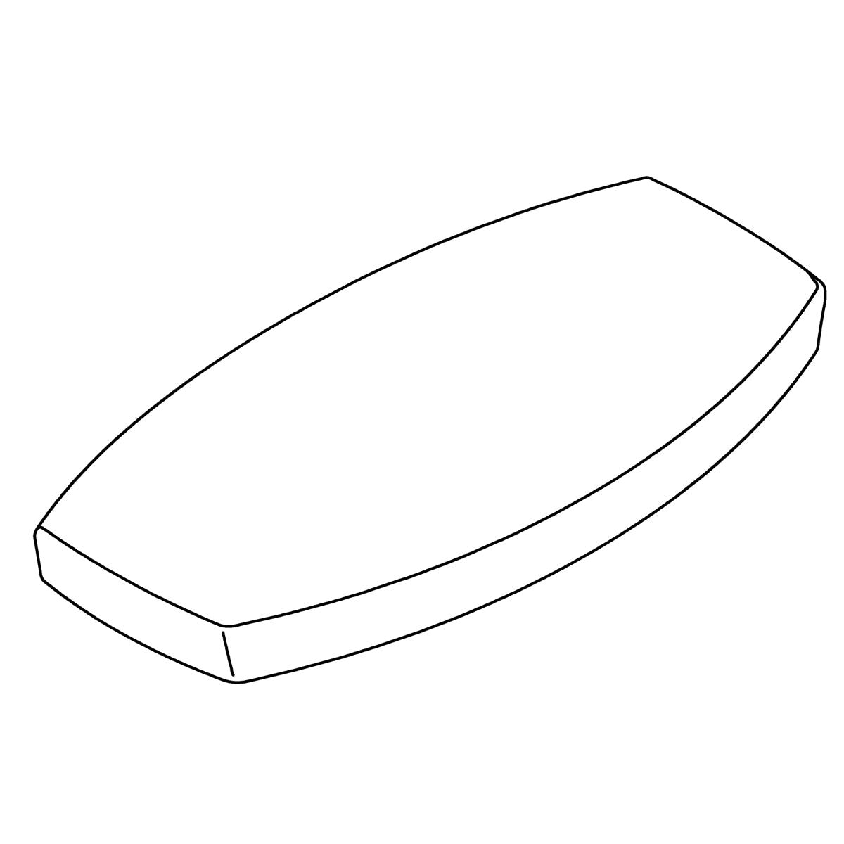 KOHLER Toilet Tank Cover - Biscuit, K-1446014-96