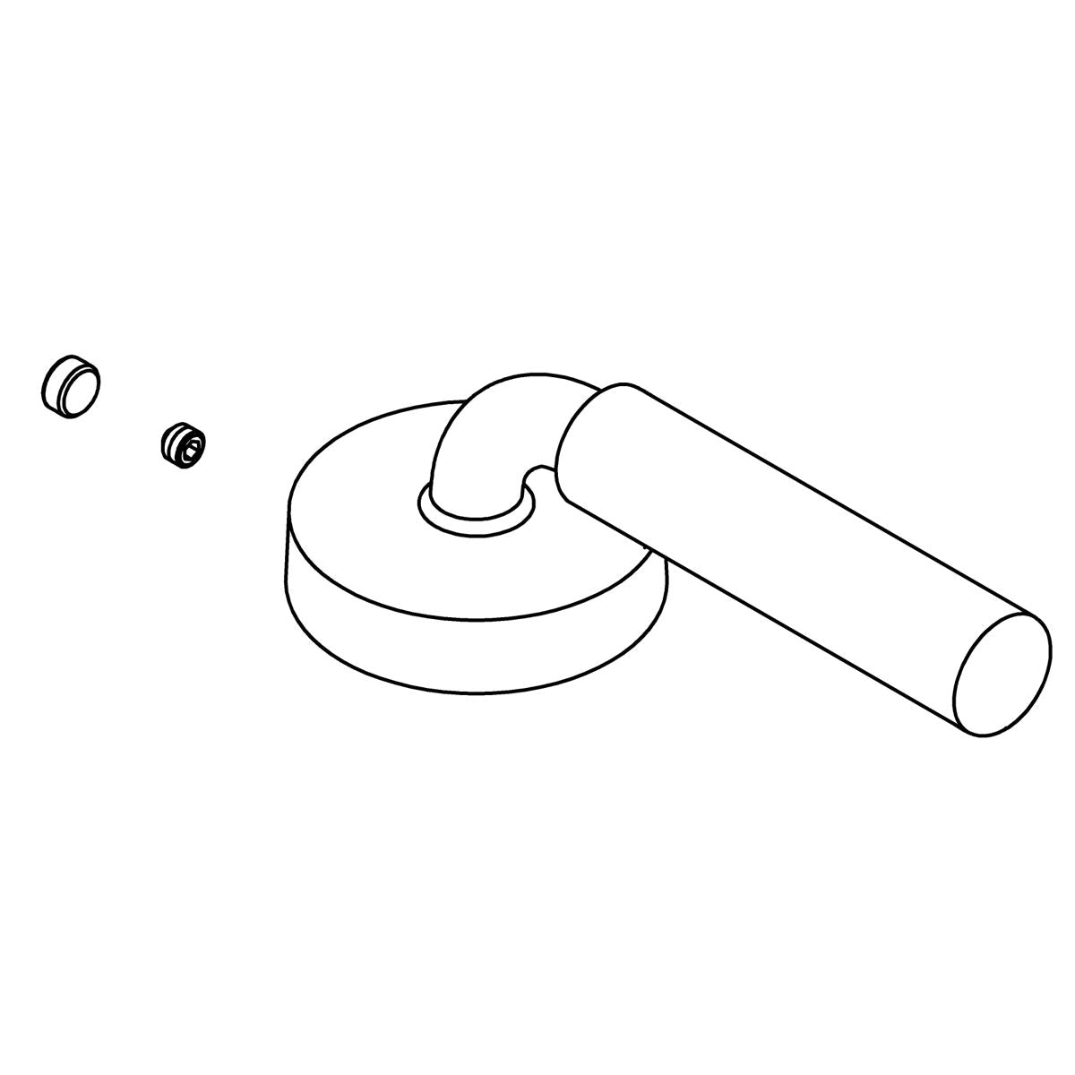KOHLER Handle Kit - Vibrant Brushed Moderne Brass, K-1446941-2MB