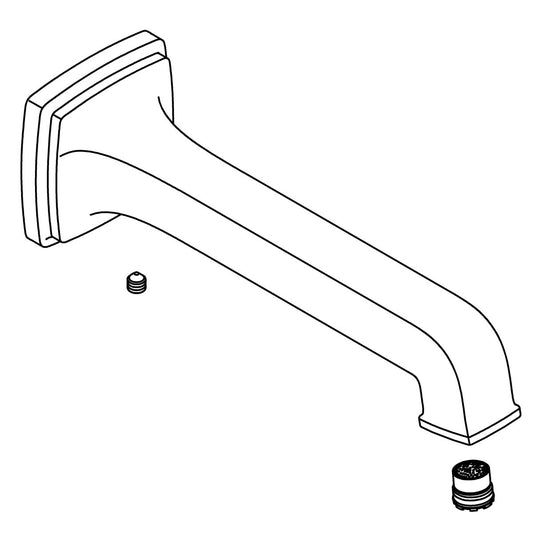 KOHLER Spout Kit W/ Set Screw - Vibrant Polished Nickel, K-1447716-SN