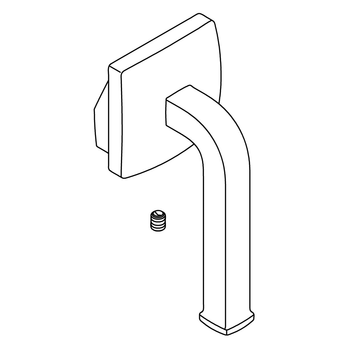KOHLER Handle Kit W/ Set Screw - Matte Black, K-1447717-BL