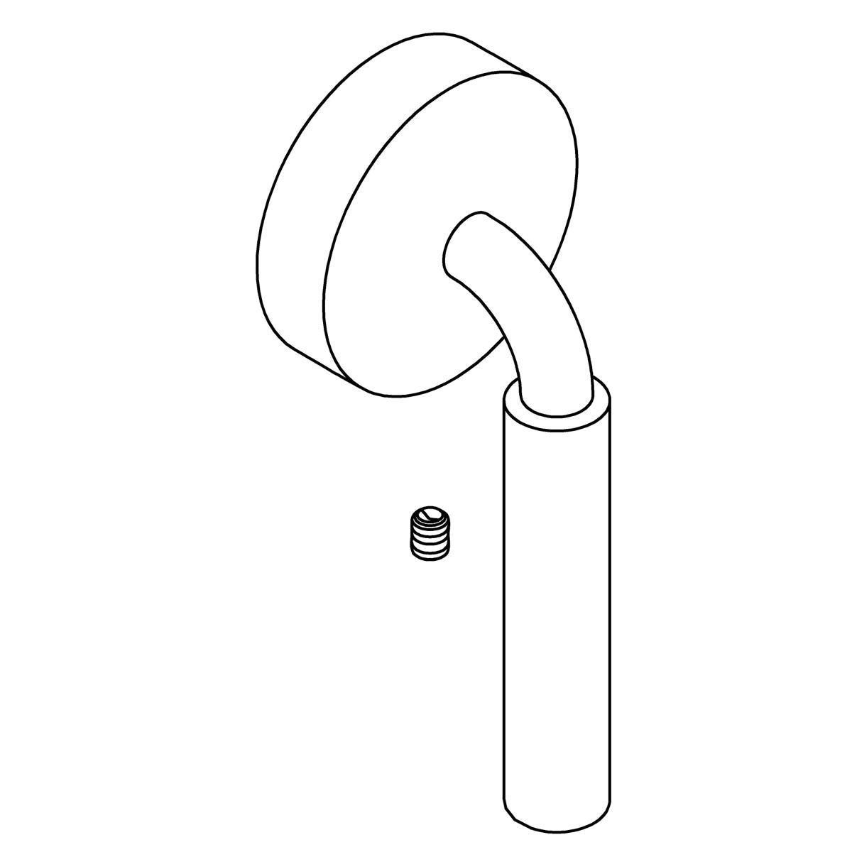 KOHLER Handle Kit W/ Set Screw - Matte Black, K-1447719-BL