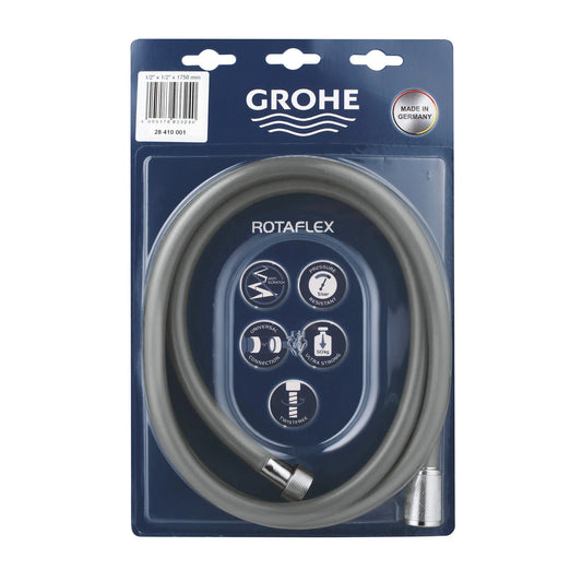 GROHE 28410001 69" Twist-Free Shower Hose - Chrome
