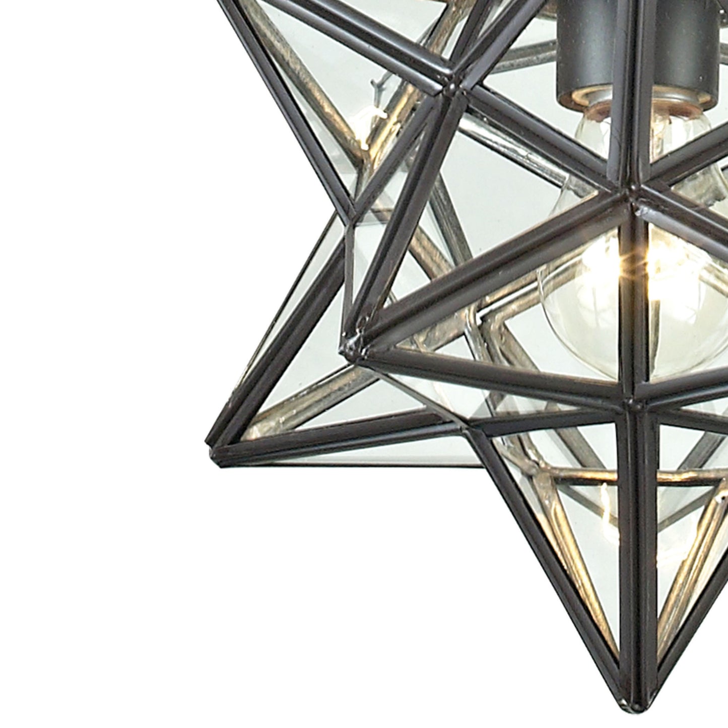 MARKETPLACE 145-002 Star 12'' Wide 1-Light Mini Pendant - Oil Rubbed Bronze