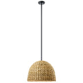 KICHLER 44399BK Raffiana 14" 1-Light Pendant With Opal Glass In Black