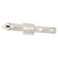 KICHLER 45650PN Azores 32" 5-Light Linear Vanity With Clear Fluted Glass In Polished Nickel