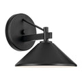 KICHLER 49059BK Ripley 8" 1-Light Outdoor Wall Light In Black