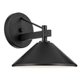KICHLER 49060BK Ripley 10" 1-Light Outdoor Wall Light In Black