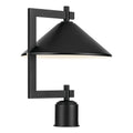 KICHLER 49063BK Ripley 16" 1-Light Outdoor Post Light In Black