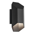 KICHLER 49607BKLED Estella 12" Led 1-Light Outdoor Wall Light In Black