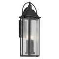 KICHLER 49716BKT Harbor Row 28.75" 4-Light Outdoor Wall Light With Clear Seeded Glass In Textured Black
