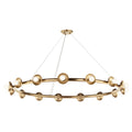 KICHLER 52644CPZ Palta 50 Inch 15 Light Chandelier In Champagne Bronze