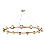 KICHLER 52644CPZ Palta 50 Inch 15 Light Chandelier In Champagne Bronze