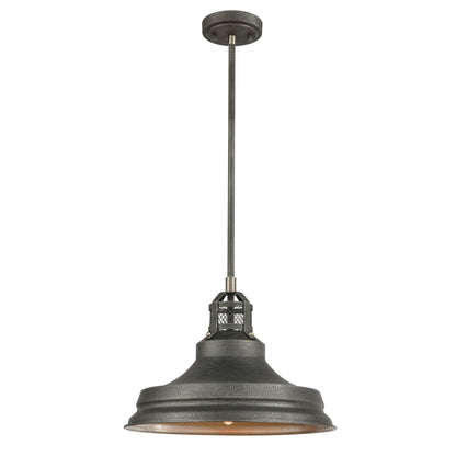 ELK SHOWROOM 14545/1 Carbondale 15'' Wide 1-Light Pendant - Slate Mist