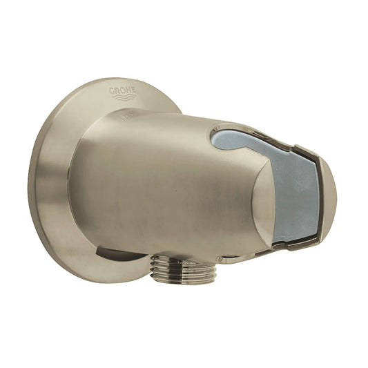 GROHE 28484EN0 Movario Wall Union With Hand Shower Holder - Brushed Nickel
