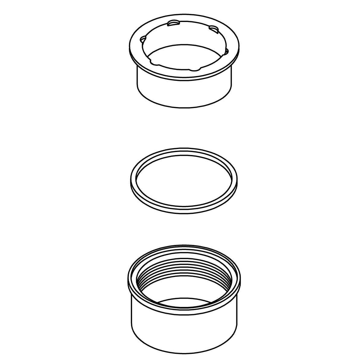 KOHLER Standard Drain Collar Service Kit, K-1457368