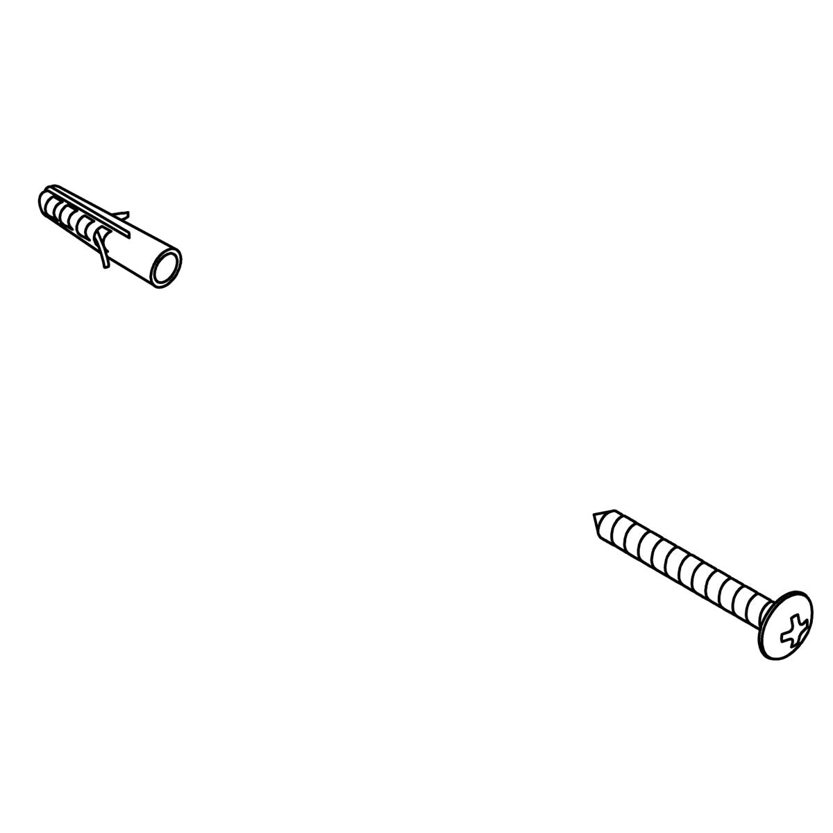 KOHLER Wall Mount Screw Pack, K-1457678