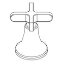 KOHLER Service Kit, Handle, Cold - Matte Black, K-1458702-BL
