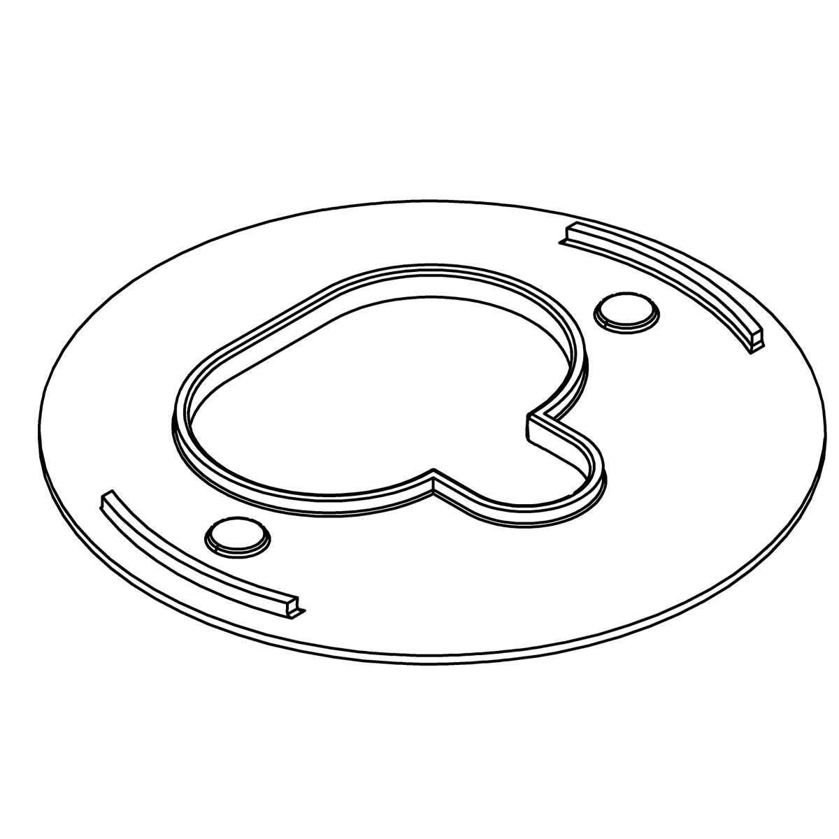 KOHLER Service Kit, Base Plate, 1-Hole, K-1458706