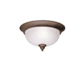 KICHLER 8064TZ Dover 2 Light Flush Mount Tannery Bronze