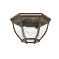 KICHLER 9886TZ Barrie 2 Light Flush Mount Tannery Bronze