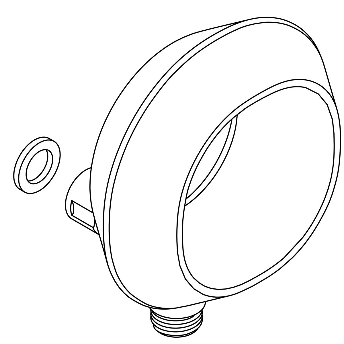 KOHLER Docking Ring - Matte Black, K-1460108-BL