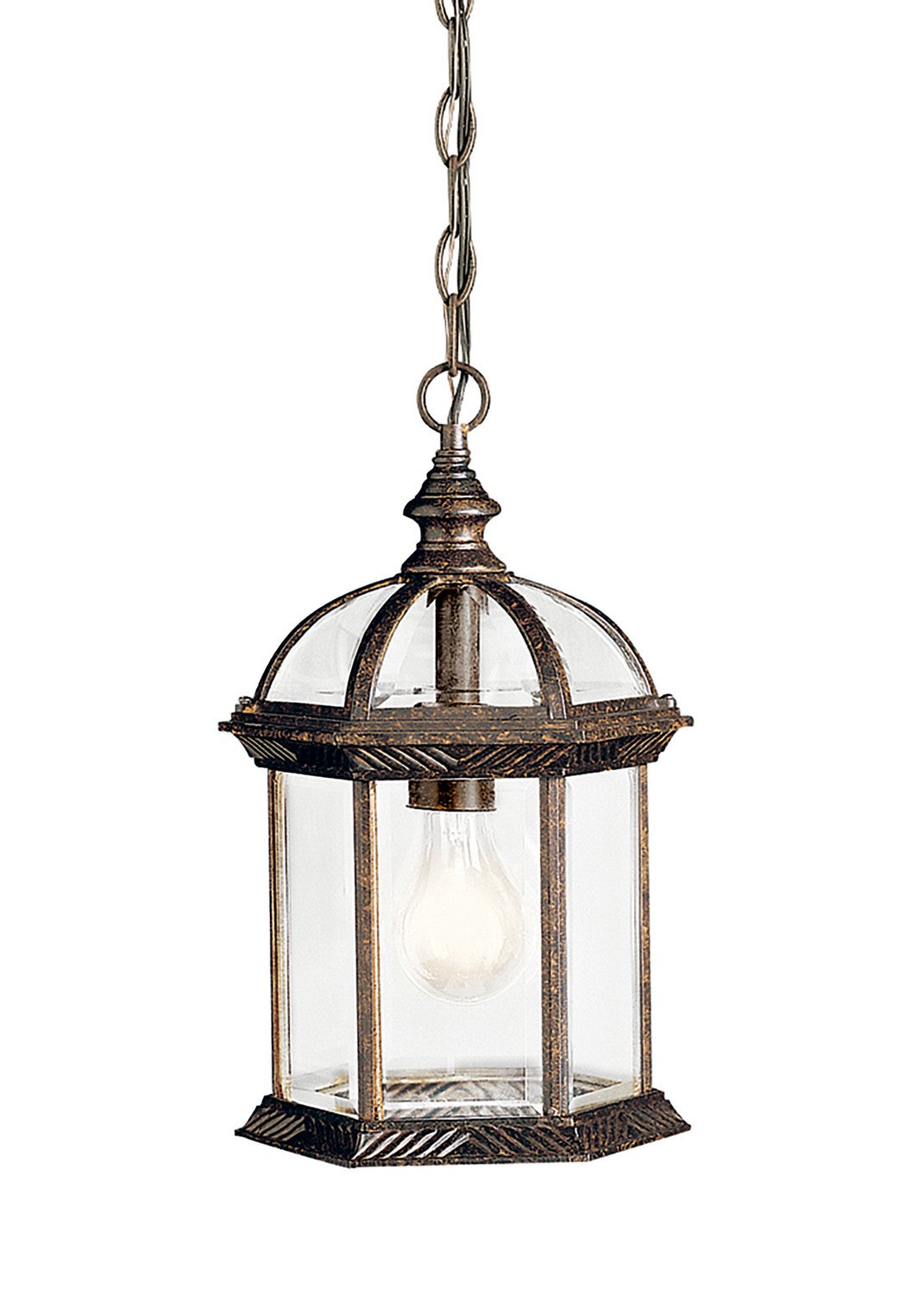 KICHLER 9835TZ Barrie 1 Light Pendant Tannery Bronze